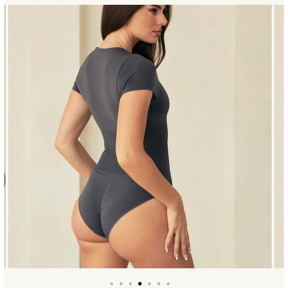 PINSY Butter Sculpt Tee Seamless Shapewear Bodysuit new 1X - Picture 3 of 6